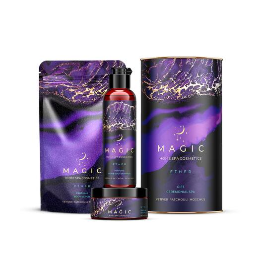 SPA бокс подарочный /MAGIC ETHER/Ceremonial/Vetiver  patchouly  moschus