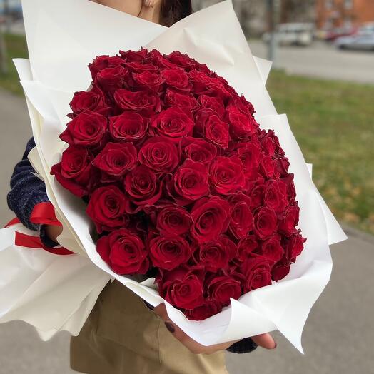 Букет из 75 роз