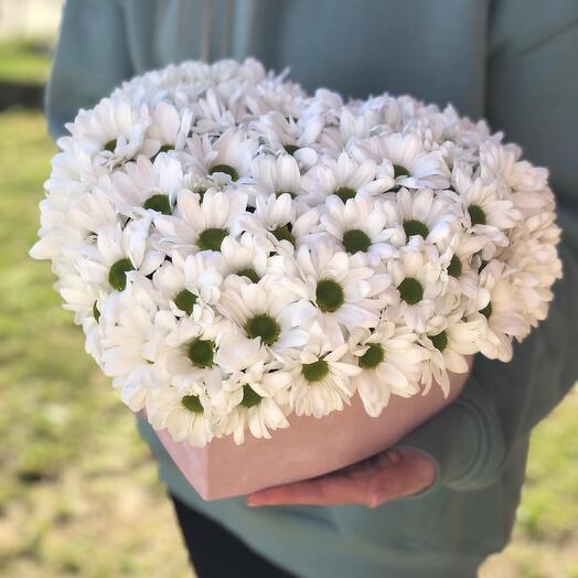 Flores en la Caja del corazón