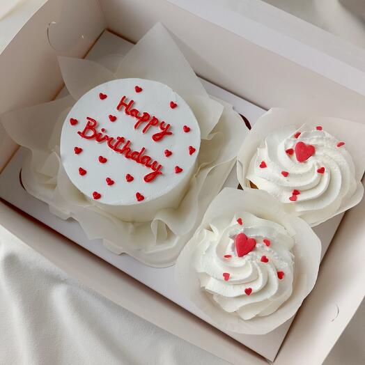Набор "Happy Birthday" красный