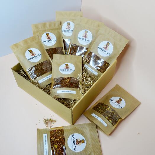 Подарочный набор чая из Африки «Ройбос» (8 вкусов в наборе)