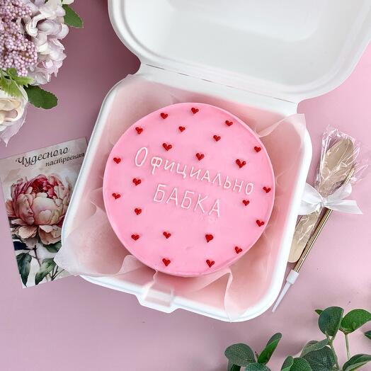 Бенто торт для девушки. 500гр