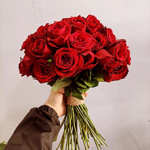 50 İTAL GÜL BUKETİ Premium 50 kırmızı gul buketi sevgili çiçeği - Bouquet of 50 red roses lover flower
