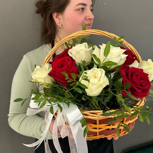 Cesta de flores