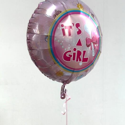3 Baby Girl Balloon (bunch of 3)