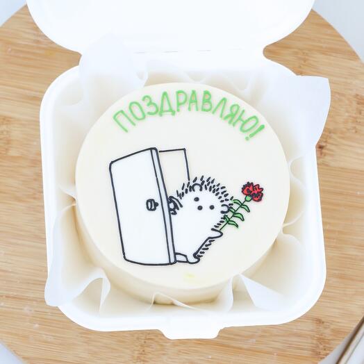Бенто-торт ежик