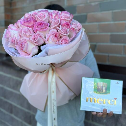 Букет+конфеты Mersi