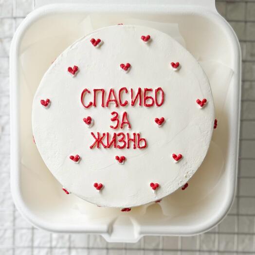 Бенто торт «спасибо за жизнь»