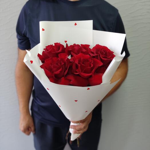 Bouquet of French roses (5)
