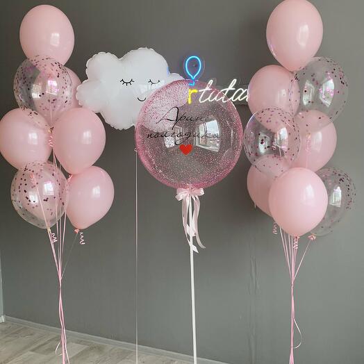 Juego de globos de cumpleaños