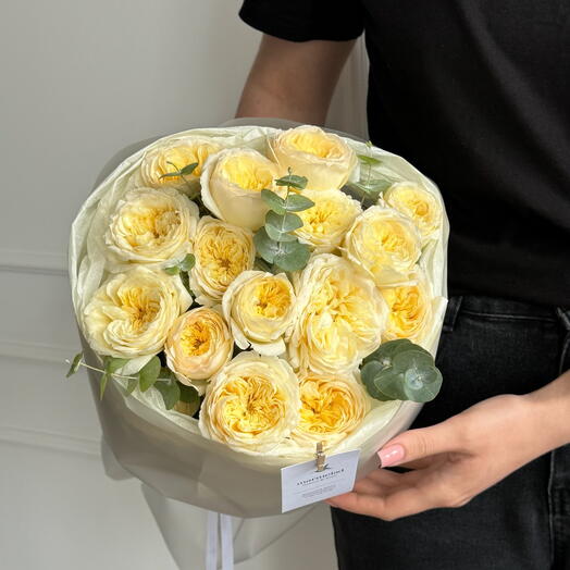 Sunny Mademoiselle  💐🦋🍀 из очаровательных пионовидных кустовых роз