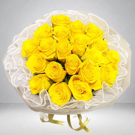 Yellow Roses Bouquet - Style