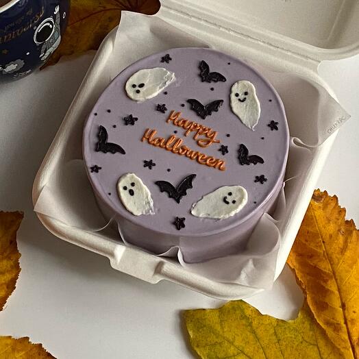 Бенто-торт на Хэллоуин «happy halloween»