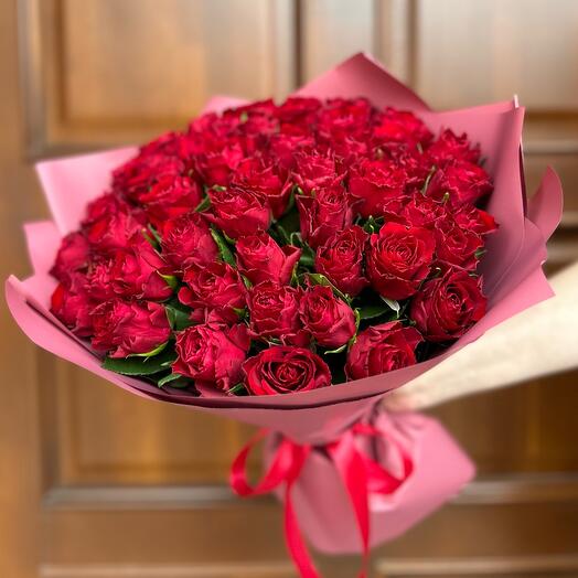 51 красная роза «RED LOVE»