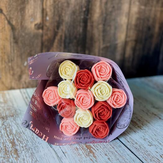 Букет из бельгийского шоколада на 8 марта