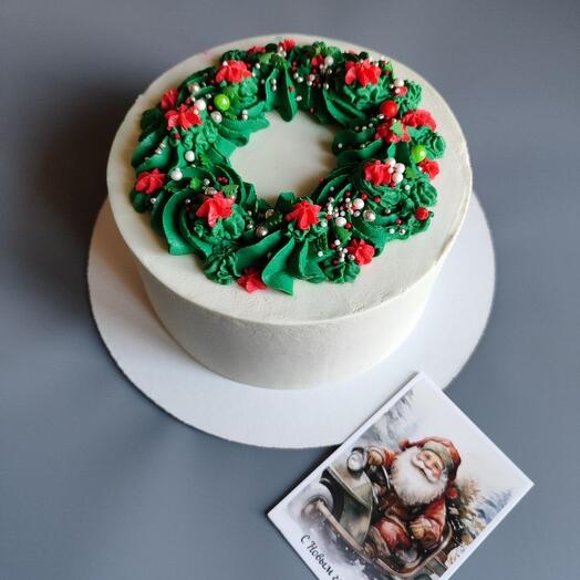Мини-торт на Новый год