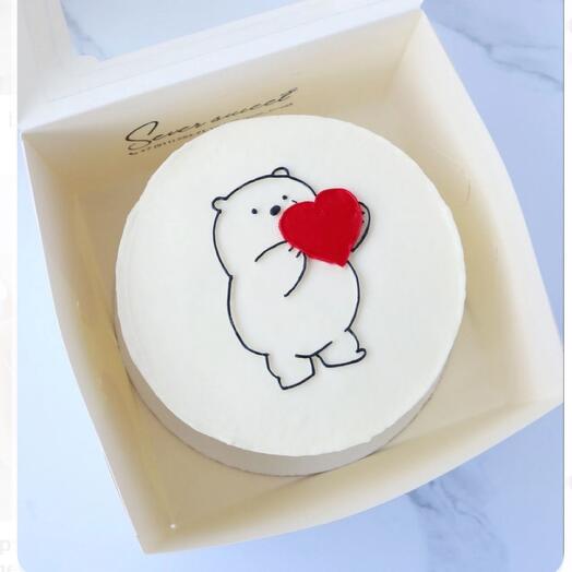 Бенто торт мишка