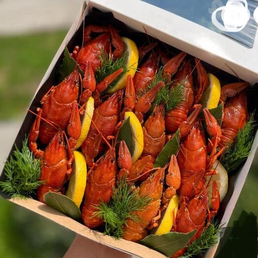 Подарочная коробка с раками