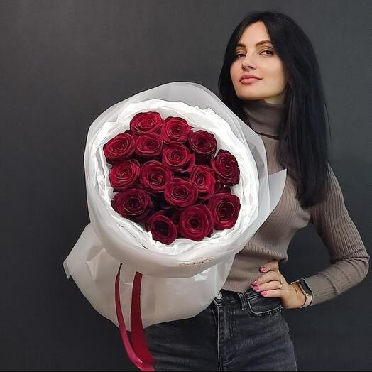 🔥🔥Роза красная 🔥 Букет 15 штук