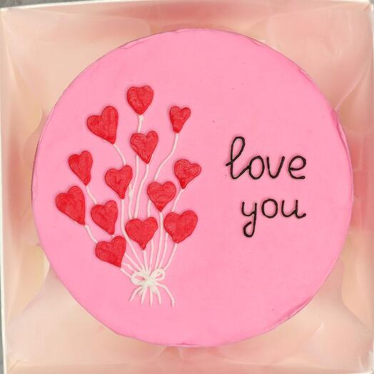 Бенто торт love you
