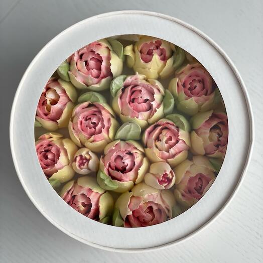 Tulipanes de malvavisco 11-13 piezas D20cm