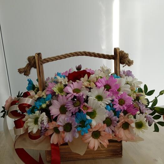 Композиция в ящике