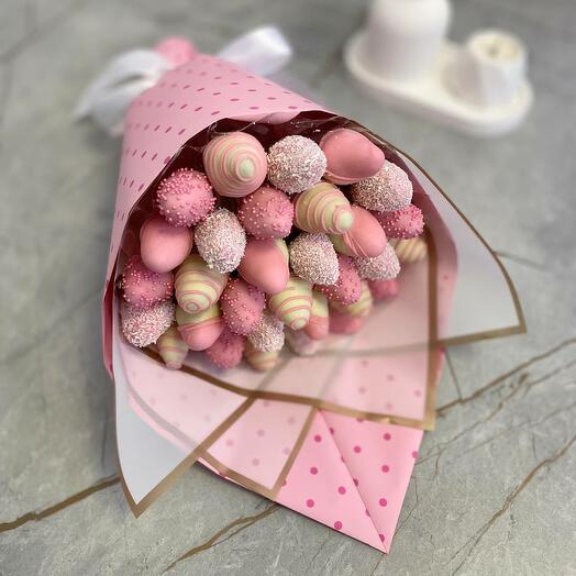 Bouquet of chocolate-covered strawberries "gentle message"