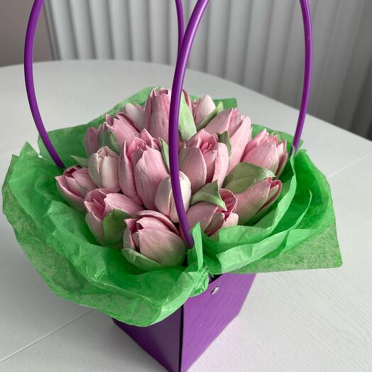 Зефирные цветы 20/35см