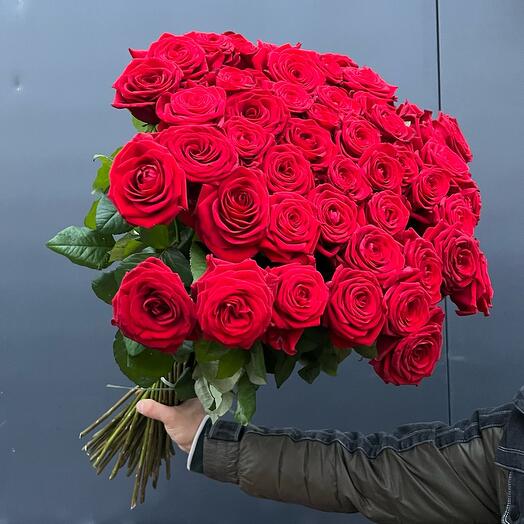Букет из 51 российских роз ❣️