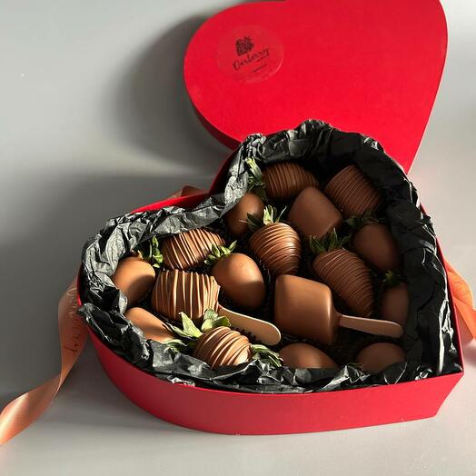 Сердце "Coeur Brut" (клубника и бананы)