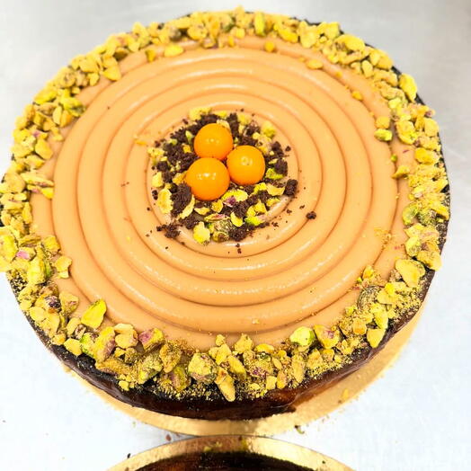 Karamelli Bask pendirli tort