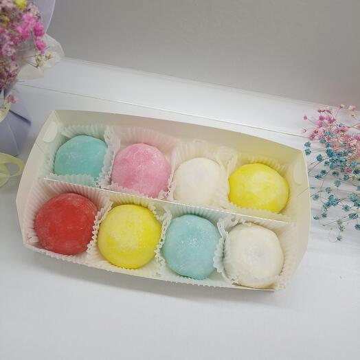 Моти 8 штук ассорти на день рождения, к чаепитию, в подарок девушке, коллегам, друзьям, мужчине, на корпоратив