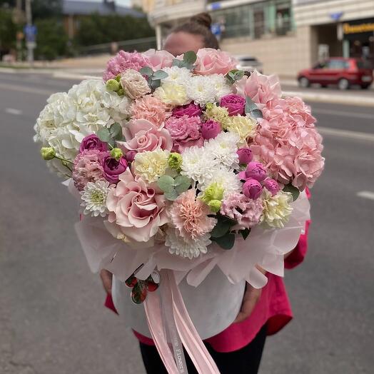 Коробка с цветами 15
