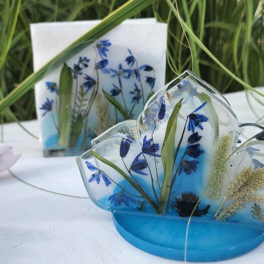Gift set of handmade napkin holders Proleski