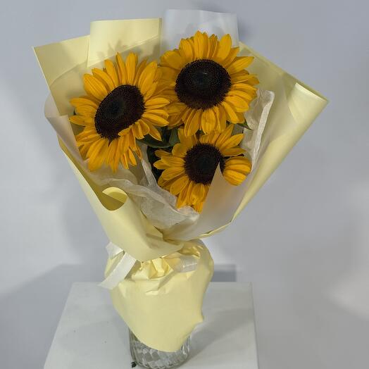 Три милых подсолнуха 🌻