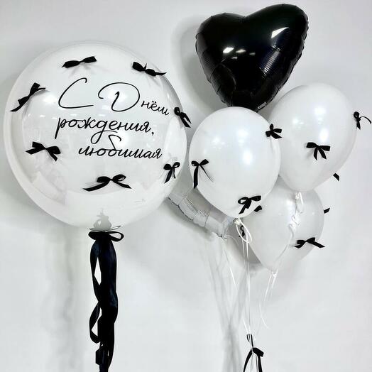 Для девушки, жены - Набор шаров "Трендовые Бантики"