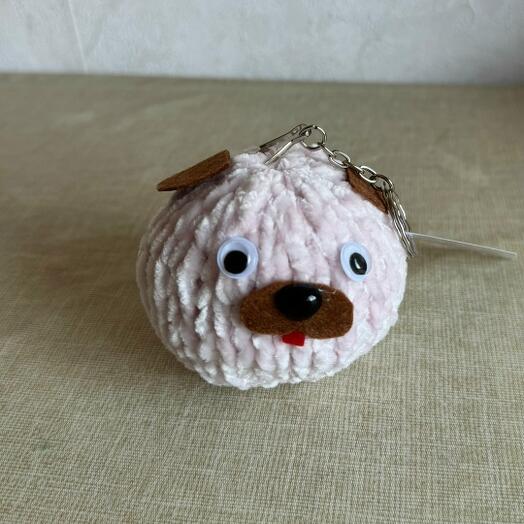 Игрушка-брелок "Мопс"