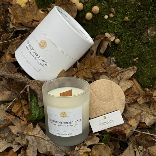Handmade scented candle with the fragrance of "Serenity""