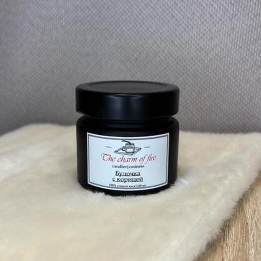 Ароматическая свеча «Булочка с корицей»