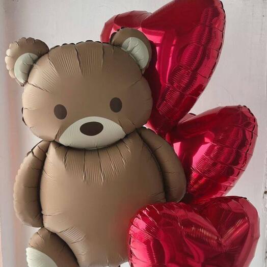 Love Bear Balloon Set