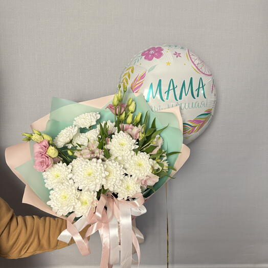 Букет для мамы + шар