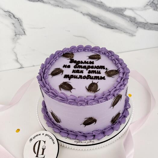 Торт Молочная девочка для супруги💜в День рождения