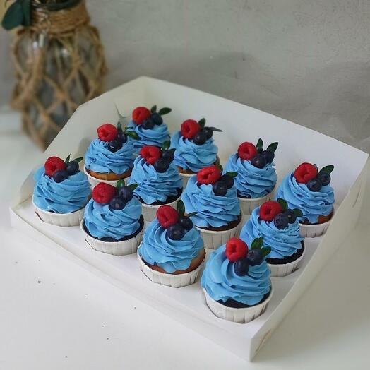 Капкейки мужчине, 12 штук