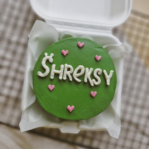 Бенто торт Shreksy, шрек
