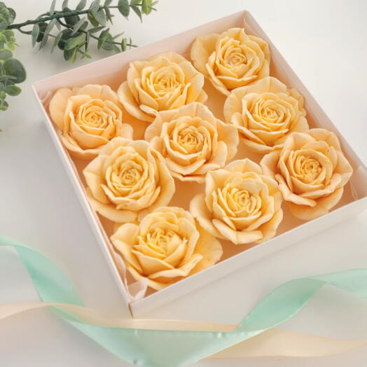 Букет роз из зефирных цветов коллеге, наставнику,  маме,  бабушке, коучу