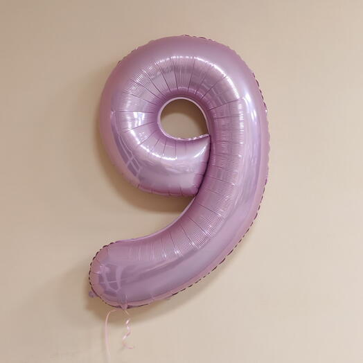 Шар цифра Фламинго 9
