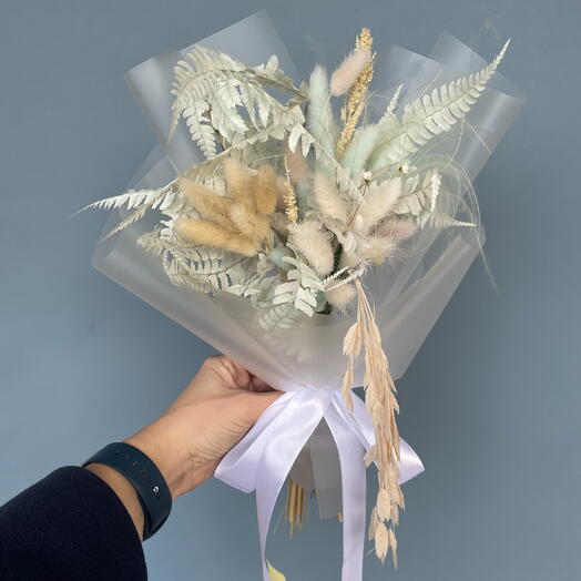 Бохо букет с папоротником