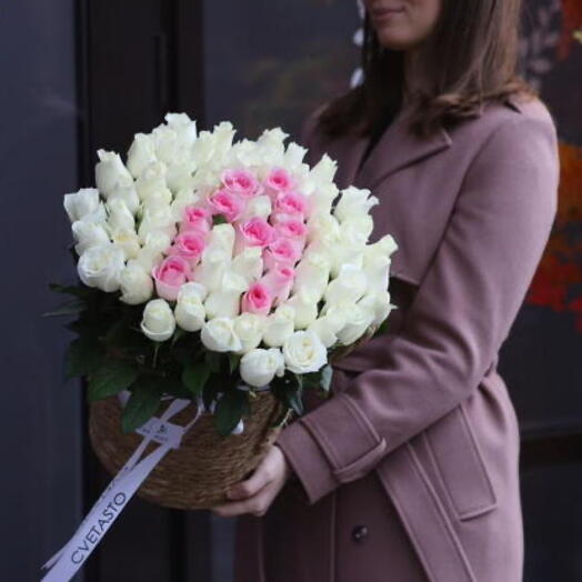 Корзина с индивидуальным инициалом