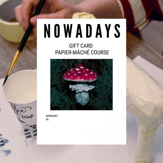 Papier-mâche Workshop Gift Card