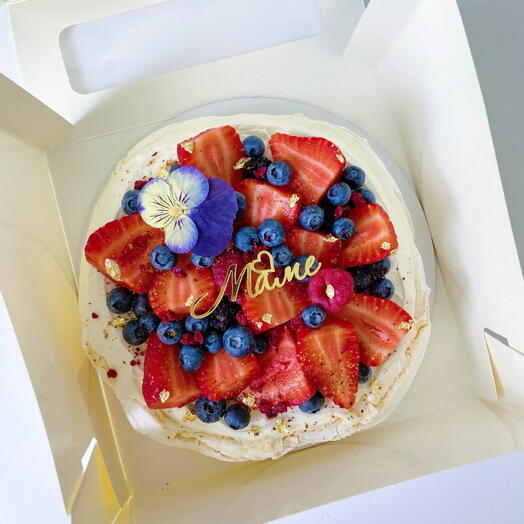 Торт безе «Анна Павлова» для мамы